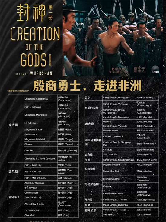 殷商战士征战非洲！《封神》即将登陆摩洛哥等多国-1
