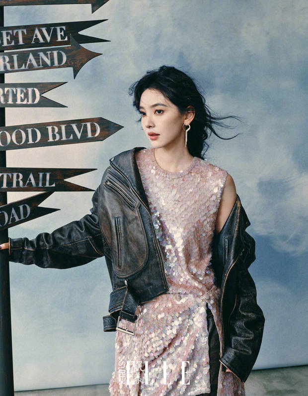 章若楠:粉裙亮片搭配卷发,展现温柔优雅-1 章若楠:粉裙亮片搭配卷发,展现温柔优雅-1